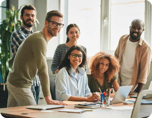 Group of employees